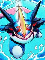 Ash Greninja Wallpaper Affiche