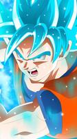 Goku Super Saiyan God Blue Wallpaper 截圖 3