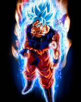 Goku Super Saiyan God Blue Wallpaper ảnh chụp màn hình 1