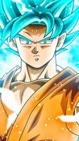 Goku Super Saiyan God Blue Wallpaper ảnh chụp màn hình 2