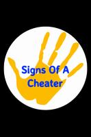 55 SIGNS OF A CHEATER poster