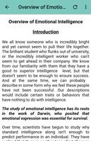 Emotional Intelligence screenshot 1