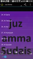 Sheik Sudais Juz Amma MP3 capture d'écran 1