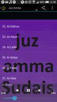Sheik Sudais Juz Amma MP3 capture d'écran 2