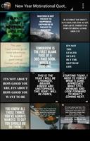 New Year Motivational Quotes ポスター