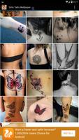 Girls Tattoo Wallpaper captura de pantalla 2