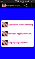 Passport Application Status poster