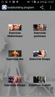 Bodybuilding program poster