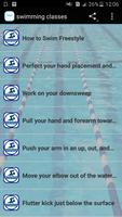 swimming classes Affiche