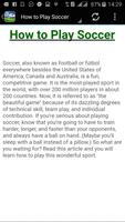 How to Play Soccer screenshot 1