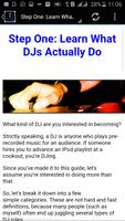 برنامه‌نما How to Become a DJ عکس از صفحه