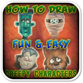 Draw Halloween Characters icon