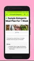 Keto Diet Guide For Beginners - One week Meal Plan imagem de tela 1