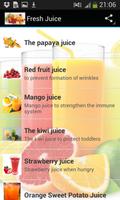 Fresh juice recipes poster