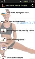 Home Workout for Women's Affiche