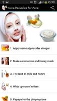 Acne Home Remedies Plakat