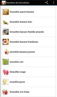 Recettes de Smoothies Affiche