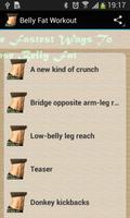 Belly Fat Workout-poster