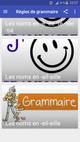 Règles de grammaire capture d'écran 1