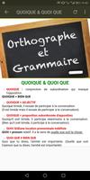 برنامه‌نما règles d'orthographe et grammaire عکس از صفحه