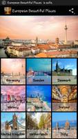 European Beautiful Places Affiche