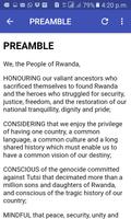 Rwanda Constitution ภาพหน้าจอ 1