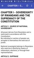 Rwanda Constitution ภาพหน้าจอ 2