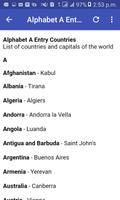 Countries Capital City स्क्रीनशॉट 1