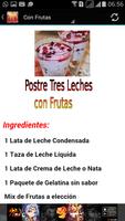 Recetas de Postres captura de pantalla 1