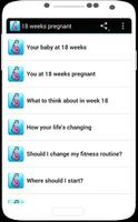 18 weeks pregnant Affiche