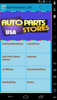Auto Parts Stores : USA Affiche