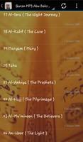 Abu Bakr al-Shatri Quran Audio captura de pantalla 2
