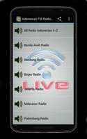 Indonesian FM Radio Stations Poster