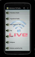 Indonesian FM Radio Stations captura de pantalla 1