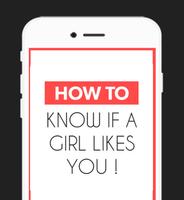 How to Know if Girl Likes You Affiche