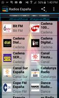 Emisoras AM FM España Affiche