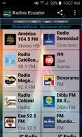 Radios Ecuador Plakat