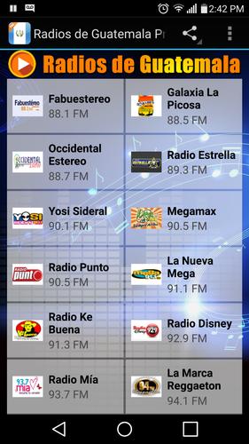 Radios de Guatemala Pro 🎧 APK pour Android Télécharger