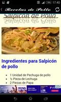 Recetas de Pollo постер