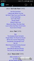 3 Schermata Michael Jackson Songs