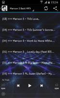 Maroon 5 Best MP3 capture d'écran 3