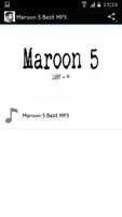 Maroon 5 Best MP3 Cartaz