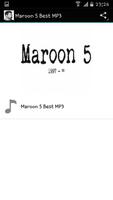 Poster Maroon 5 Best MP3