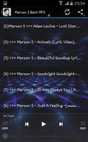 Maroon 5 Best MP3 imagem de tela 1