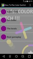 Guide To Play Colors Switch Affiche