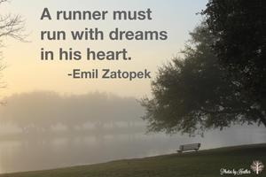 Running Motivational Quotes plakat