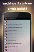 Learn British English Podcasts پوسٹر