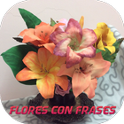 Flores con frases آئیکن