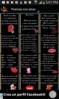 Poemas con amor capture d'écran 1