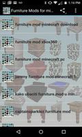 Furniture Mods for minecraft স্ক্রিনশট 1